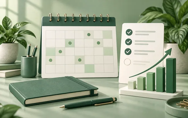Monthly Review and Action Tracking Spreadsheet Templates